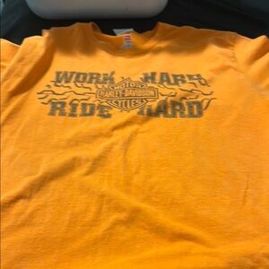 Harley-Davidson Orange Graphic Tee